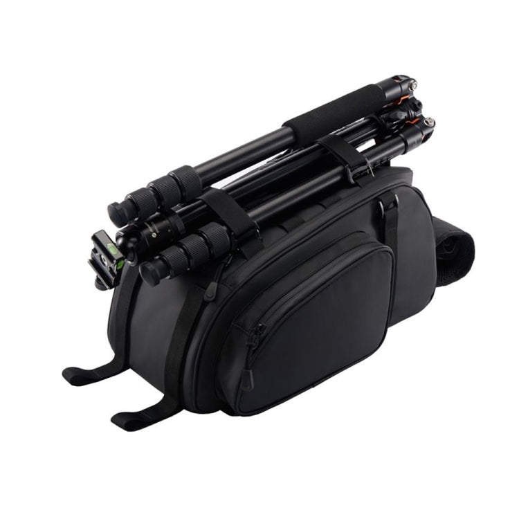 CADeN D116 Mountain Bike Panniers Tail Bags Crossbody Camera Bag Photography Lens Shoulder Bag, Size:30.5 x 17 x 18cm(Black) - free shipping - PMC Jewellery - Order now!