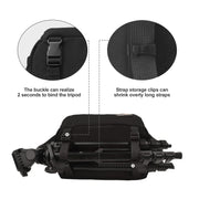 Cwatcun D67 Crossbody Camera Bag Photography Lens Shoulder Bag, Size:36 x 21 x 24cm XL(Black)