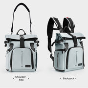 Cwatcun D95 Large Capacity Photography Backpack Shoulders Laptop Camera Bag, Size:27 x 37 x 16cm(Dark Black)