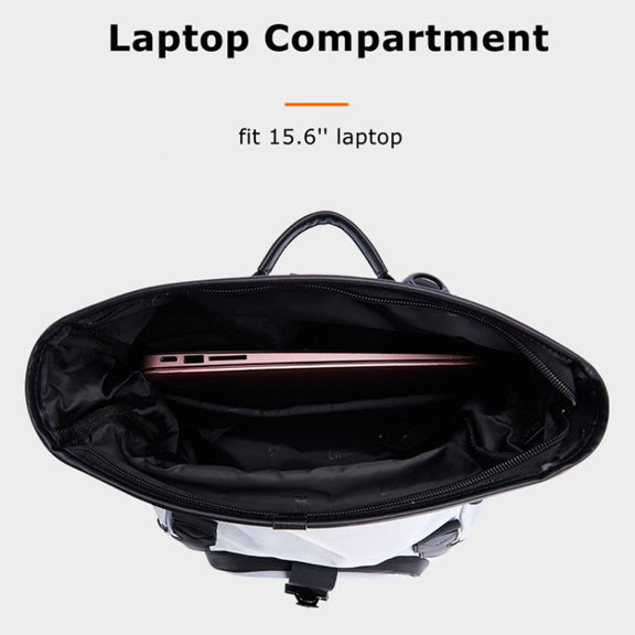 Cwatcun D95 Large Capacity Photography Backpack Shoulders Laptop Camera Bag, Size:27 x 37 x 16cm(Dark Black)