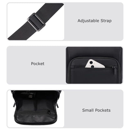 Cwatcun D103 Crossbody Camera Bag Photography Lens Shoulder Bag, Size:22.5 x 22.5 x 12.5cm(Beige) - free shipping - PMC Jewellery - Order now!