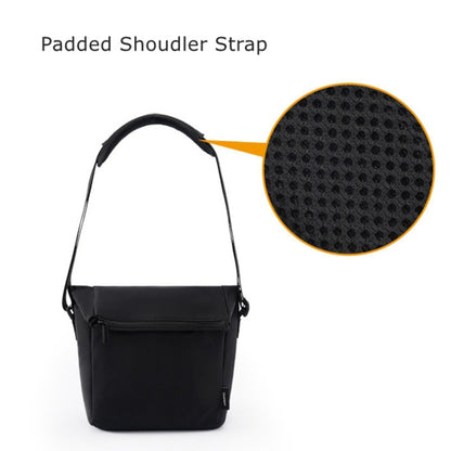 Cwatcun D103 Crossbody Camera Bag Photography Lens Shoulder Bag, Size:22.5 x 22.5 x 12.5cm(Beige) - free shipping - PMC Jewellery - Order now!