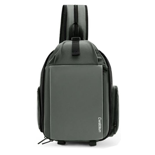 Cwatcun D107 Large Capacity Photography Backpack Shoulders Laptop Camera Bag, Size:22 x 36 x 16cm(Grey) - free shipping - PMC Jewellery - Order now!