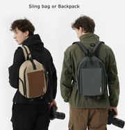 Cwatcun D107 Large Capacity Photography Backpack Shoulders Laptop Camera Bag, Size:22 x 36 x 16cm(Grey)