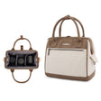 Cwatcun D112 Contrast Canvas Camera Bag One-shoulder Cross-body Tote Bag, Size:24.5 x 30 x 15.5cm(Brown) - free shipping - PMC TechLife - Order now!