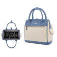 Cwatcun D112 Contrast Canvas Camera Bag One-shoulder Cross-body Tote Bag, Size:24.5 x 30 x 15.5cm(Blue) - free shipping - PMC TechLife - Order now!