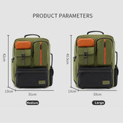 Cwatcun D117 Large Capacity Photography Backpack Shoulders Laptop Camera Bag, Size:42 x 31 x 13cm(Army Green)