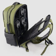 Cwatcun D117 Large Capacity Photography Backpack Shoulders Laptop Camera Bag, Size:43.3 x 33 x 13cm(Army Green)