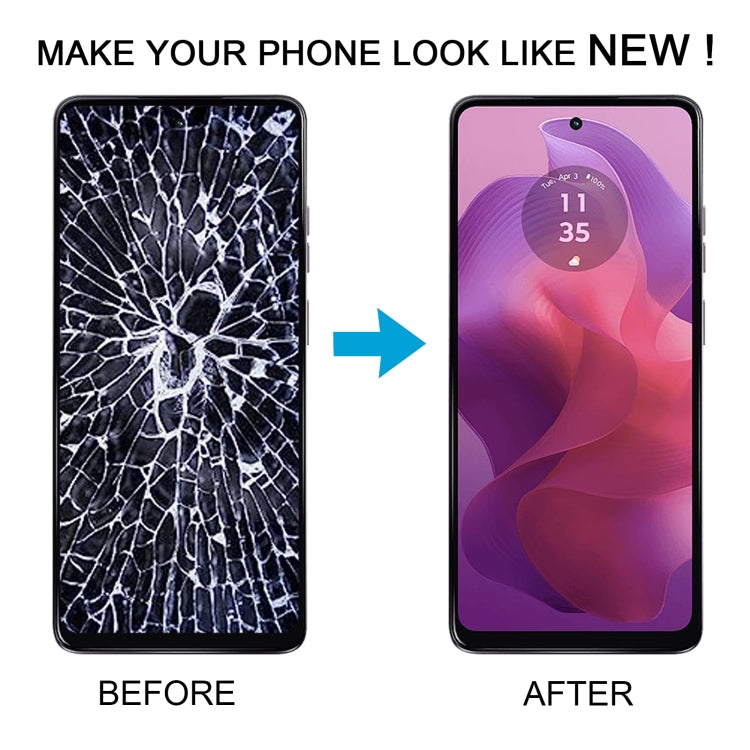 For Motorola Moto G24 OEM LCD Screen Digitizer Full Assembly with Frame - LCD Screen by PMC TechLife | Online Shopping South Africa | PMC TechLife | Buy Now Pay Later Mobicred