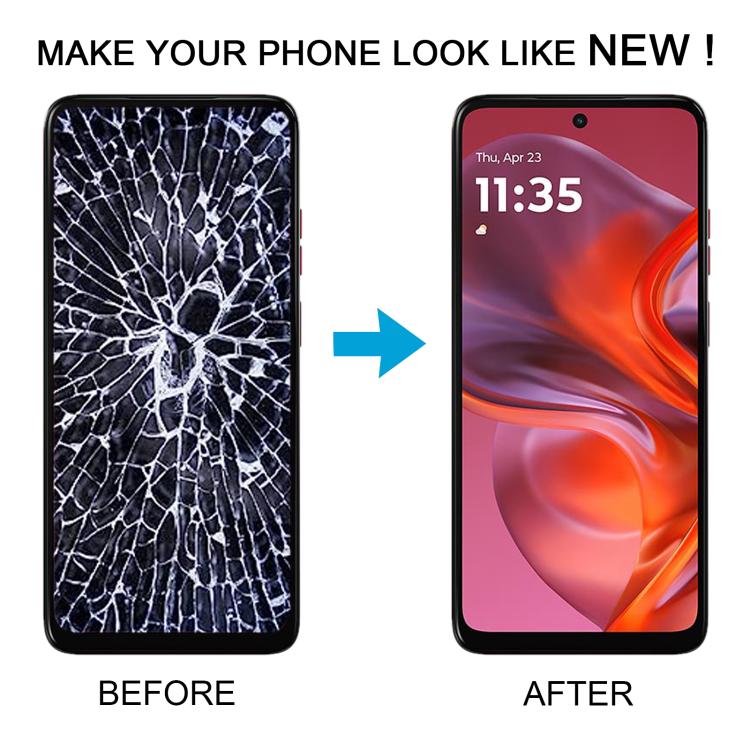 For Motorola Moto G05 OEM LCD Screen Digitizer Full Assembly with Frame - free shipping - PMC TechLife - Order now!