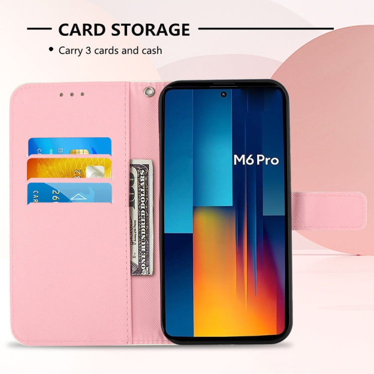 For Xiaomi Redmi Note 13 Pro 4G Global 3D Painting Horizontal Flip Leather Phone Case(Rose Butterfly)