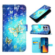 For Xiaomi Poco M6 Pro 4G 3D Painting Horizontal Flip Leather Phone Case(Golden Butterfly) - Xiaomi Cases by PMC TechLife | Online Shopping South Africa | PMC TechLife | Buy Now Pay Later Mobicred