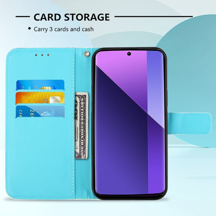 For Xiaomi Redmi Note 13 Pro+ 5G 3D Painting Horizontal Flip Leather Phone Case(Color Drop Wind Chimes) - Note 13 Pro+ Cases by PMC TechLife | Online Shopping South Africa | PMC TechLife | Buy Now Pay Later Mobicred