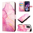For Motorola Moto G Stylus 5G 2024 PT003 Marble Pattern Flip Leather Phone Case(Pink Purple Gold) - Motorola Cases by PMC Jewellery | Online Shopping South Africa | PMC Jewellery | Buy Now Pay Later Mobicred