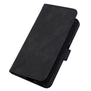 For Motorola Moto G Play 4G 2024 Crossbody 3D Embossed Flip Leather Phone Case(Black)