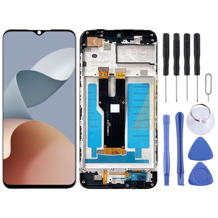 For ZTE Blade A73 4G 7060 LCD Screen Digitizer Full Assembly with Frame - For ZTE by PMC TechLife | Online Shopping South Africa | PMC TechLife | Buy Now Pay Later Mobicred