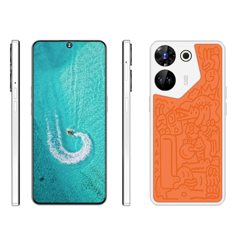 C20 Art Edition, 3GB+32GB, 6.53 inch Face Identification Android 8.1 MTK6753 Octa Core , Network: 4G, Dual SIM(Orange) -  by PMC TechLife | Online Shopping South Africa | PMC TechLife