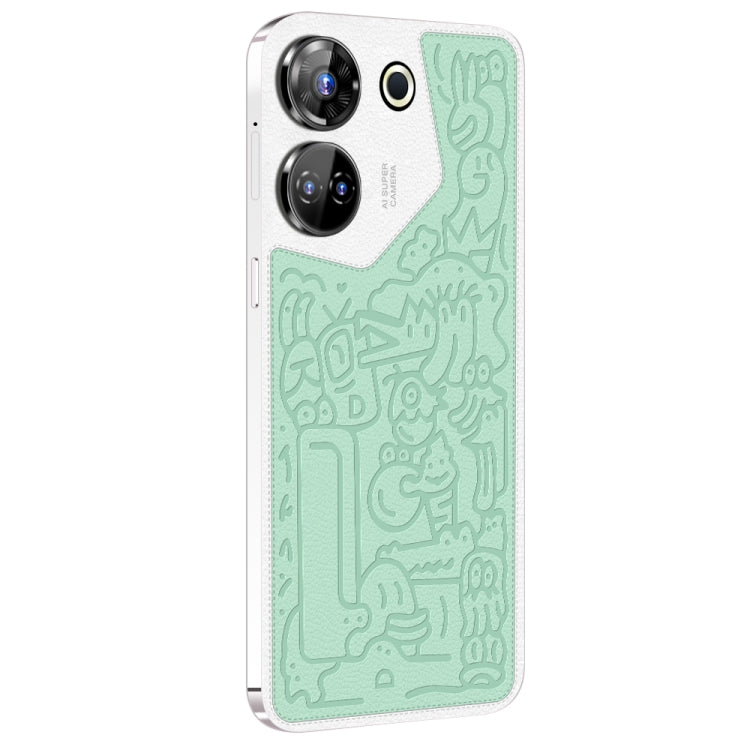 C20 Art Edition, 3GB+32GB, 6.53 inch Face Identification Android 8.1 MTK6753 Octa Core , Network: 4G, Dual SIM(Green) -  by PMC TechLife | Online Shopping South Africa | PMC TechLife