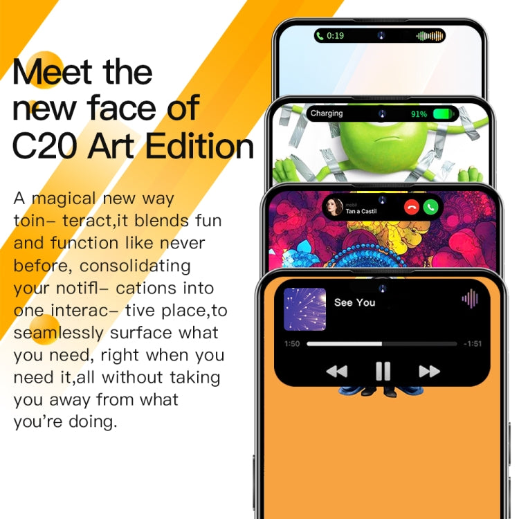 C20 Art Edition, 3GB+32GB, 6.53 inch Face Identification Android 8.1 MTK6753 Octa Core , Network: 4G, Dual SIM(Green)