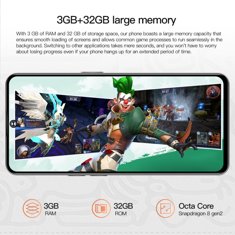 C20 Art Edition, 3GB+32GB, 6.53 inch Face Identification Android 8.1 MTK6753 Octa Core , Network: 4G, Dual SIM(Green)