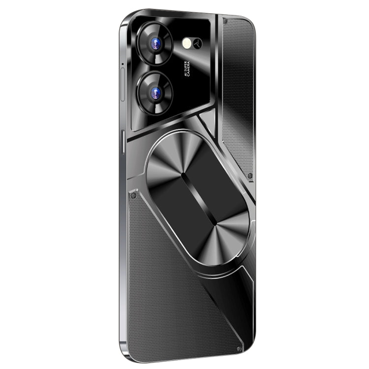 Povo5pro / PU31, 3GB+32GB, 6.53 inch Face Identification Android 8.1 MTK6753 Octa Core, Network: 4G, AI GPT4, Dual SIM(Black)