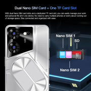 Povo5pro / PU31, 3GB+32GB, 6.53 inch Face Identification Android 8.1 MTK6753 Octa Core, Network: 4G, AI GPT4, Dual SIM(Black)