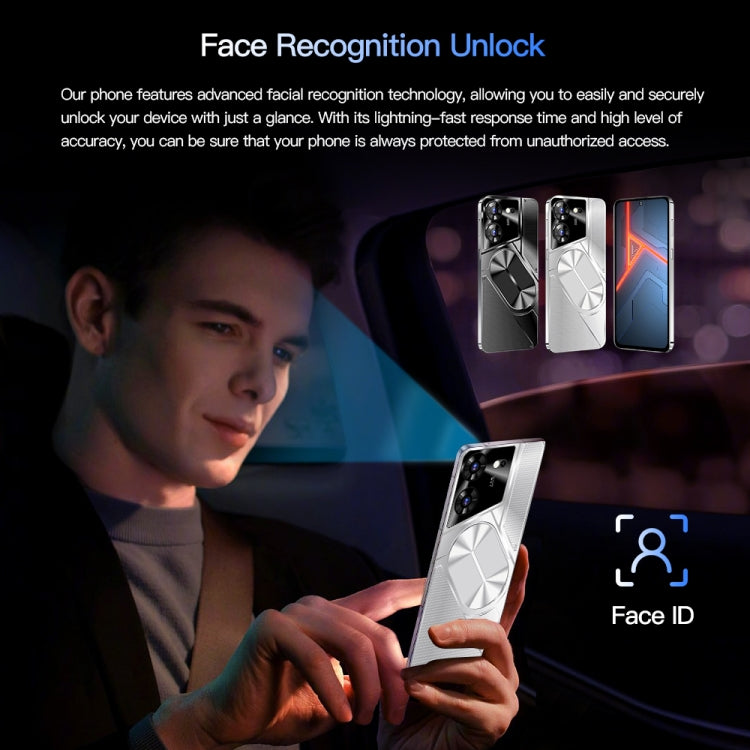 Povo5pro / PU31, 3GB+32GB, 6.53 inch Face Identification Android 8.1 MTK6753 Octa Core, Network: 4G, AI GPT4, Dual SIM(Black) -  by PMC TechLife | Online Shopping South Africa | PMC TechLife