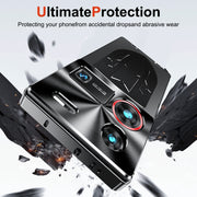 For ZTE nubia Z60 Ultra Metal Cooling Phone Case(Black)