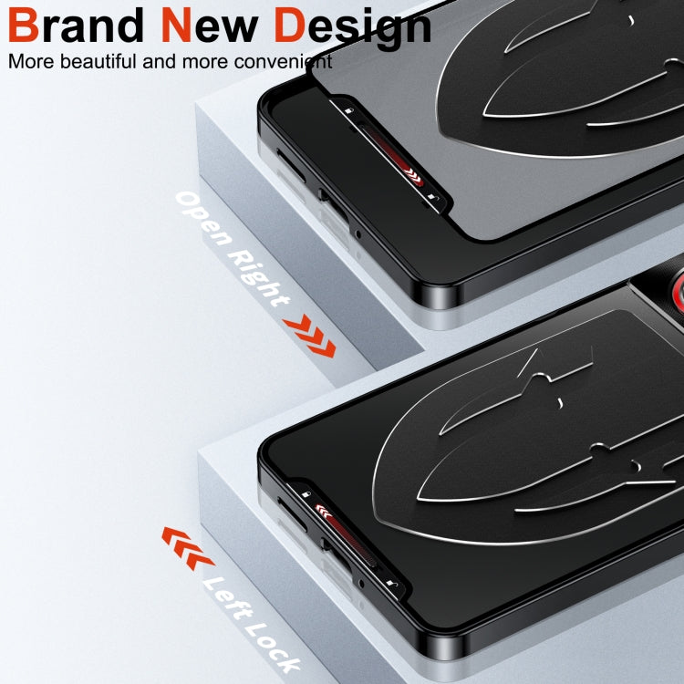 For ZTE nubia Z60 Ultra Metal Cooling Phone Case(Black)