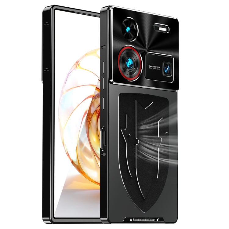 For ZTE nubia Z60 Ultra Leading Metal Cooling Phone Case(Black) - ZTE Cases by PMC TechLife | Online Shopping South Africa | PMC TechLife | Buy Now Pay Later Mobicred