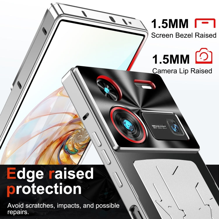 For ZTE nubia Z60 Ultra Leading Metal Cooling Phone Case(Silver)