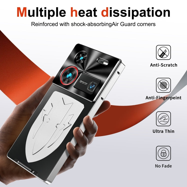 For ZTE nubia Z60 Ultra Leading Metal Cooling Phone Case(Silver)