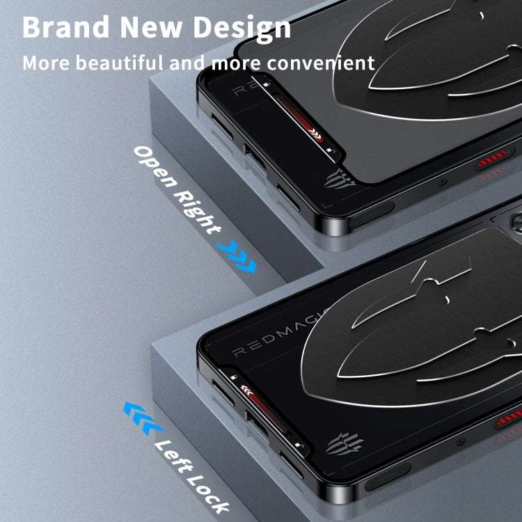 For ZTE nubia Red Magic 9S Pro Metal Cooling Phone Case(Black)