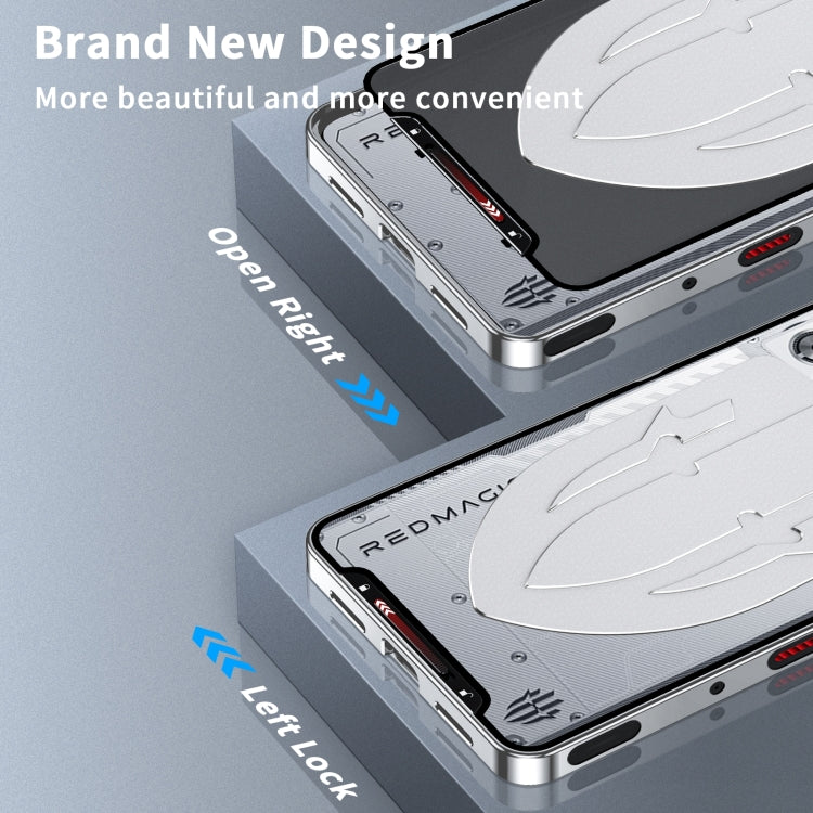 For ZTE nubia Red Magic 9S Pro Metal Cooling Phone Case(Silver)