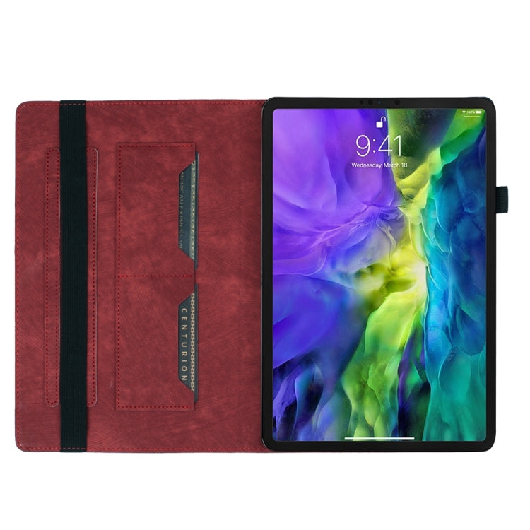 For iPad Air 13 2024 / Air 13 2025 Butterfly Cat Embossing Leather Tablet Case(Red) - iPad Pro 12.9 (2022/2021) Cases by PMC TechLife | Online Shopping South Africa | PMC TechLife | Buy Now Pay Later Mobicred