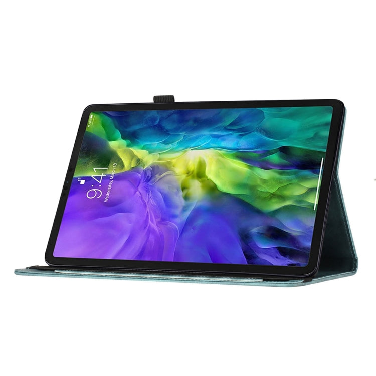 For iPad Air 13 2024 / Air 13 2025 Butterfly Cat Embossing Leather Tablet Case(Sky Blue) - free shipping - PMC TechLife - Order now!