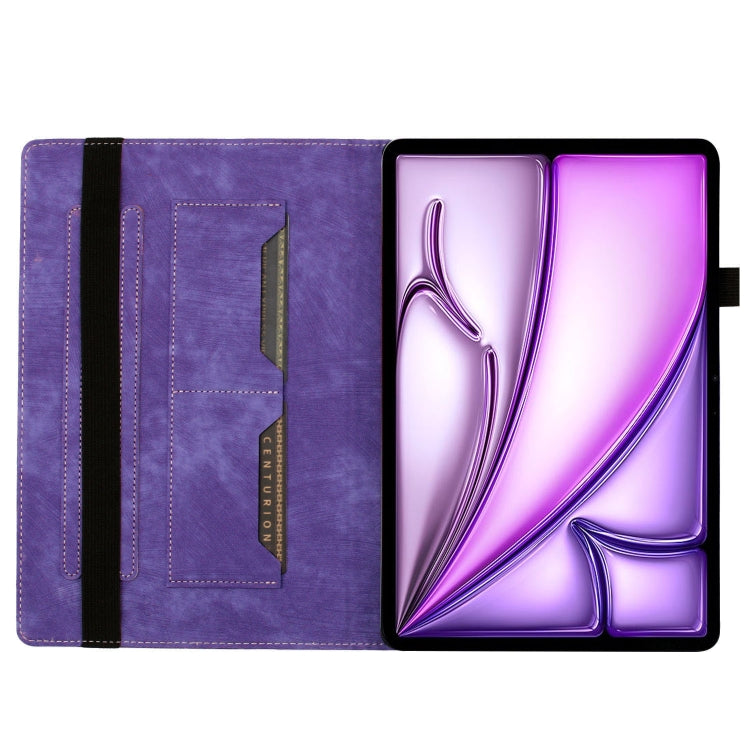 For iPad Air 11 2024 / Pro 11 2021 / 2020 Butterfly Cat Embossing Leather Tablet Case(Purple) - iPad Air 11 2024 Cases by PMC TechLife | Online Shopping South Africa | PMC TechLife | Buy Now Pay Later Mobicred