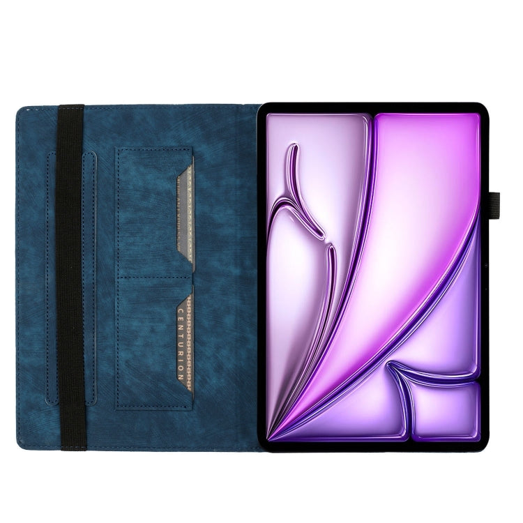 For iPad Air 11 2024 / Air 11 2025 Butterfly Cat Embossing Leather Tablet Case(Dark Blue) - iPad Air 11 2025 / 2024 Cases by PMC TechLife | Online Shopping South Africa | PMC TechLife | Buy Now Pay Later Mobicred