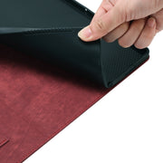 For iPad Pro 11 2024 Butterfly Cat Embossing Leather Tablet Case(Red)