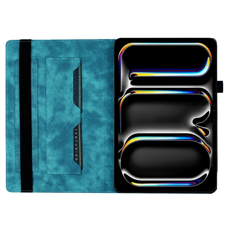For iPad Pro 11 2024 Butterfly Cat Embossing Leather Tablet Case(Sky Blue) - iPad Pro 11 2024 Cases by PMC TechLife | Online Shopping South Africa | PMC TechLife | Buy Now Pay Later Mobicred