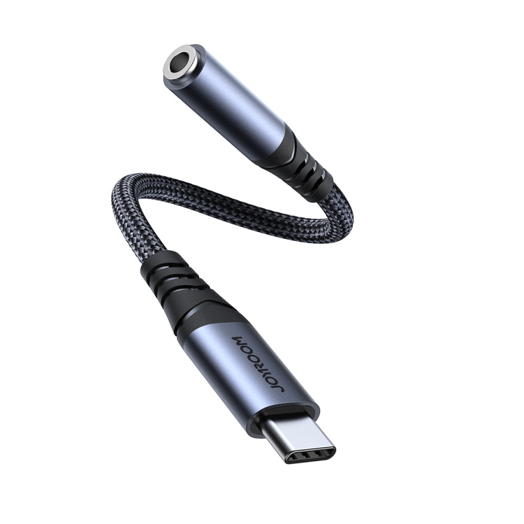JOYROOM SY-C01 USB-C/Type-C to 3.5mm Audio Adapter Cable(Black) - Type-C Adapter by JOYROOM | Online Shopping South Africa | PMC TechLife | Buy Now Pay Later Mobicred