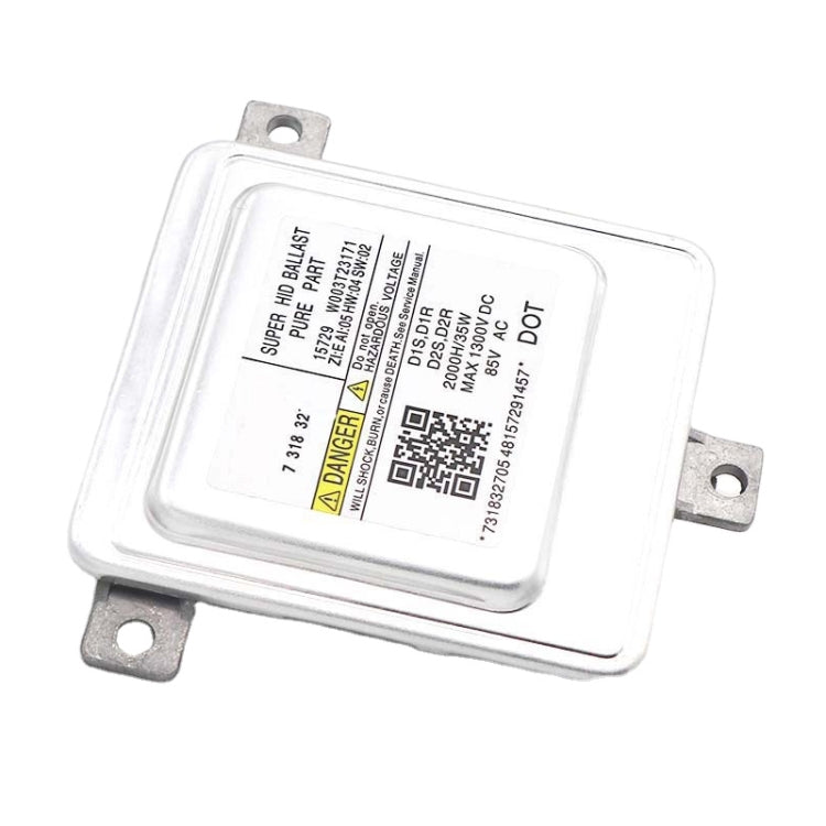 For BMW X1 E84 2009-2014 Car Xenon Lamp D1S Ballast 7318327(Silver)