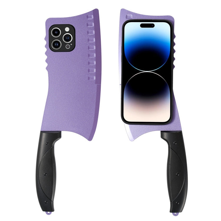 For iPhone 6 Simulated Kitchen Knife TPU + PC Phone Case(Silver)
