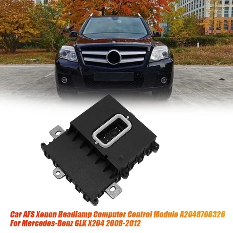 For Mercedes-Benz GLK X204 2008-2012 Car Headlight AFS Controller 6506111699C(Black)