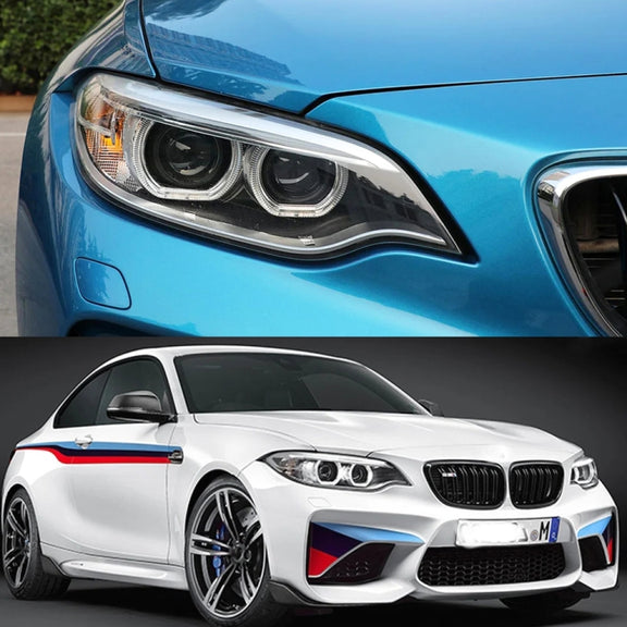For BMW 2 Series F22 228i/228i xDrive/230i 2014-2017 Car Left LED Angel Eyes Ballast Control Module 63117388923A(Silver)