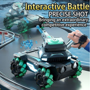 Q171 2.4G Stunt Water Bomb Battle Armor Model Remote Control Car, Specification:Single Control(Red)