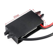 12V to 5V 3A Car Power Converter DC Module Voltage Regulator, Style:USB Female with Ears
