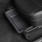For Tesla Model Y 2021-2023 TPE Storage Organizer Under Car Seat, Style:without Cover(Black)