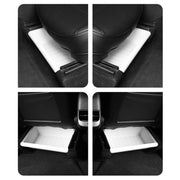 For Tesla Model Y 2021-2023 TPE Storage Organizer Under Car Seat, Style:without Cover(Black)