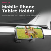 For Tesla Model 3 / Y Car Co-pilot Glove Box Hook Phone Tablet Holder, Style:Hook Base + Phone Bracket